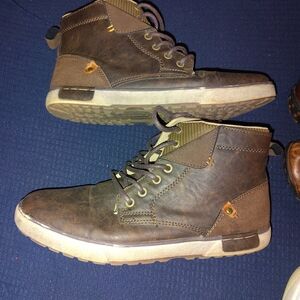 Men's Casual Leather Chukka Boots - Brown